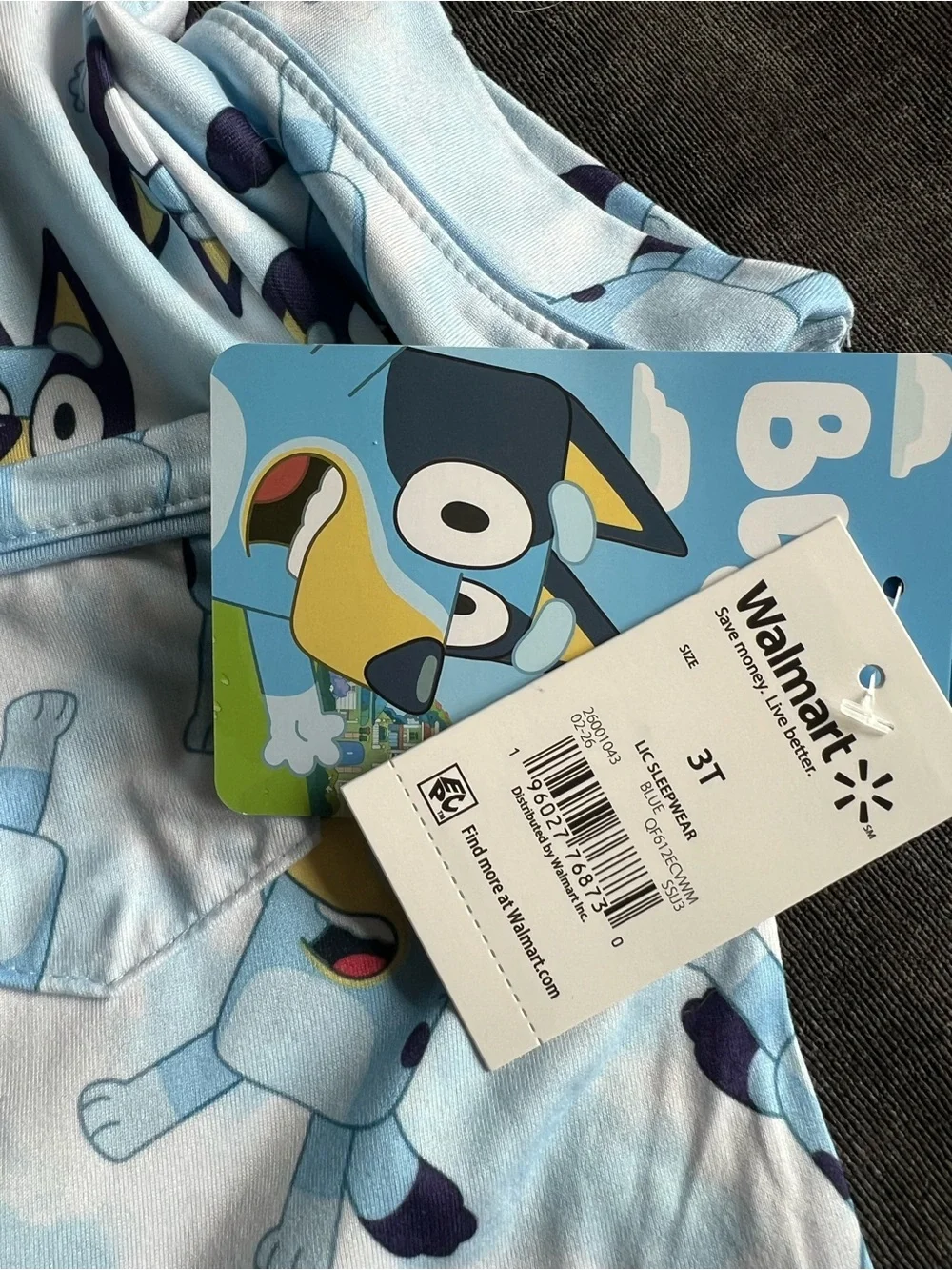 Bluey toddler pajama set size 3T NWT $15